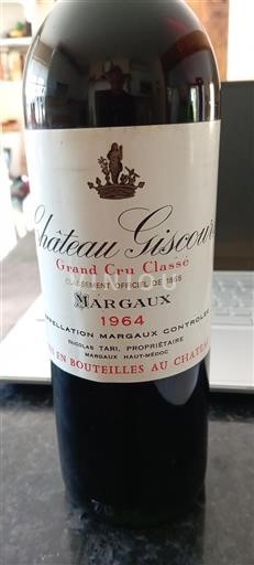 Bordeaux Margaux Château Giscours 1964