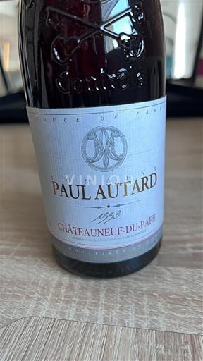 Rhône Valley Châteauneuf-du-Pape Domaine Paul Autard 1998