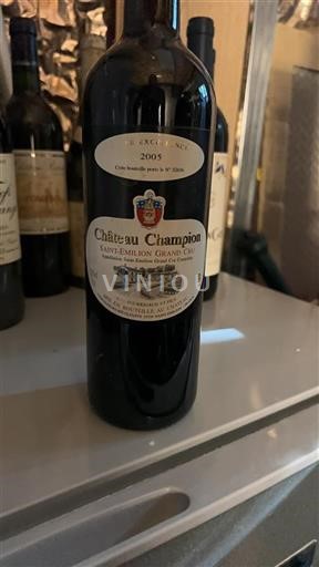 Bordeaux Saint-Émilion Grand Cru Grand Cru Château Champion L%27Excellence 2005