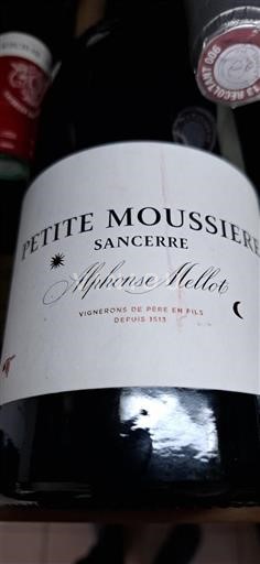 Loiren laakso Sancerre Alphonse Mellot Petite Moussière 2018