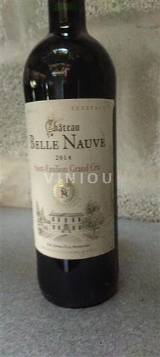 Bordeaux Saint-Émilion Grand Cru Grand Cru Château Belle Nauve 2014