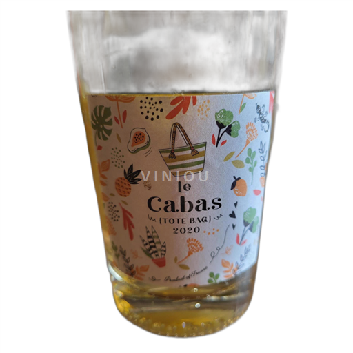 Vin Blanc sec Le Cabas 2020 France Vallée du Rhône Côtes-du-rhône