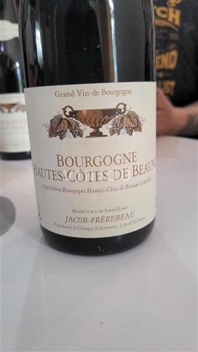Burgundy Hautes-Côtes de Beaune Jacob Frerebeau 2021