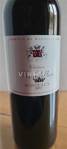 Bordéus Château Rondillon 2017