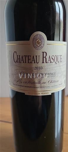 Provenza Côtes-de-Provence Château Rasque 2010