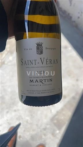 Bourgogne Saint-Véran Martin Les Terres Blanches 2023