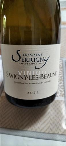 Vin Blanc sec Domaine Serrigny 2023 France Bourgogne Savigny-lès-beaune AOC