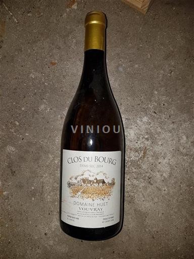 Vallée de la Loire Vouvray Domaine Huet Clos du Bourg 2014