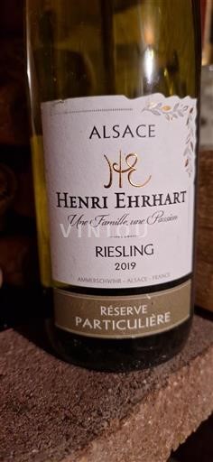 Alsace Henri Ehrhart Réserve Particulière 2019