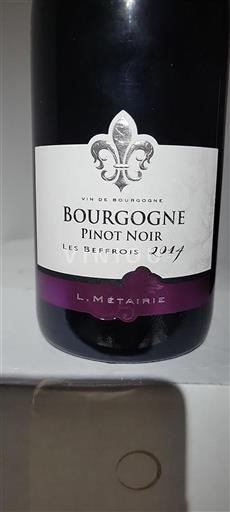 Bourgogne L. Métaire Les Beffrois 2014