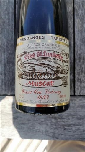 Alsace Grand Cru Clos St Landelin Muscat 1999