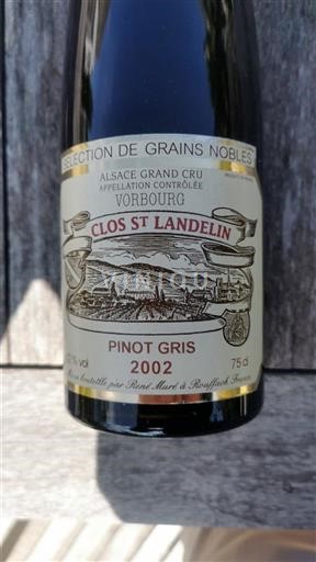 Alsace Grand Cru Clos St Landelin Sélection de Grains Nobles Pinot Gris 2002