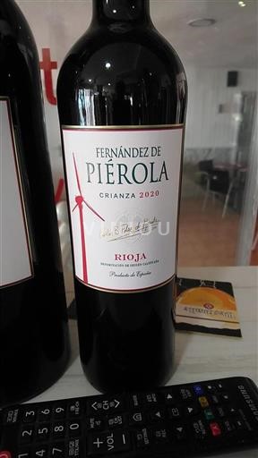 La Rioja Rioja Fernández De Piérola Crianza 2020