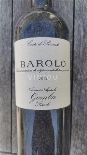 Piëmont Barolo Azienda Agricola Gomba Coste di Ponente 2012