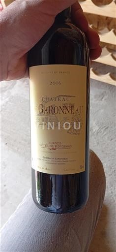 Bordeaux Francs Côtes de Bordeaux Château Le Garonneau 2016