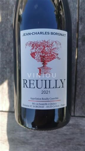 Vallée de la Loire Reuilly Domaine Jean-charles Borgnat 2021