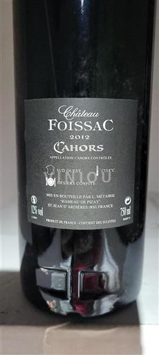 Jihozápad Cahors Château Foissac 2012