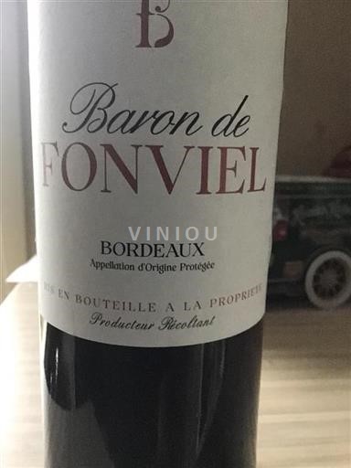Bordeaux Baron De Fonviel 2020