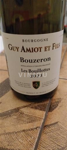 Bourgogne Bouzeron Guy Amiot Et Fils Les Bouillottes 2023