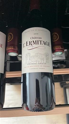 Burdeos Listrac-Médoc Cru Bourgeois Château L'ermitage 2016