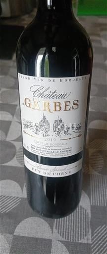 Bordeaux Côtes-de-Bordeaux Château Garbes Fût de Chêne 2019