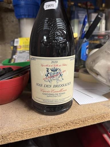 Rhône-dalen Costières-de-nîmes Mas Des Bressades Excellence 2020