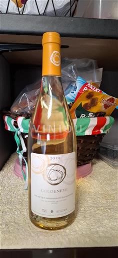 Vin Blanc sec Goldeneye 2019 France Vallée de la Loire Touraine