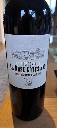 Bordeaux Saint-Émilion Grand Cru Château La Rose Côtes Rol 2018