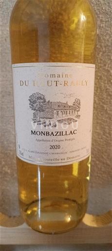 Jihozápad Monbazillac Domaine Haut-rauly 2020