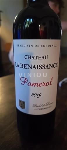 Burdeos Pomerol Château La Renaissance 2019