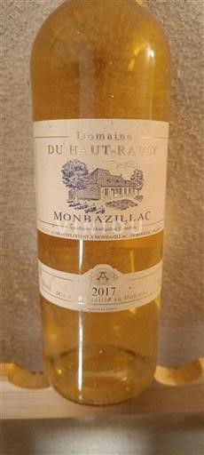 Jihozápad Monbazillac Domaine Haut-rauly 2017