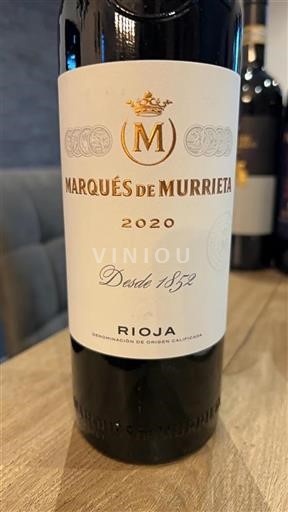 La Rioja Rioja Marqués De Murrieta 2020