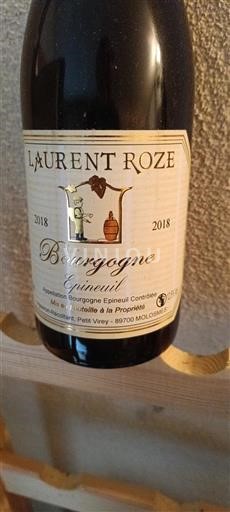 Borgogna Bourgogne Epineuil Laurent Roze 2018