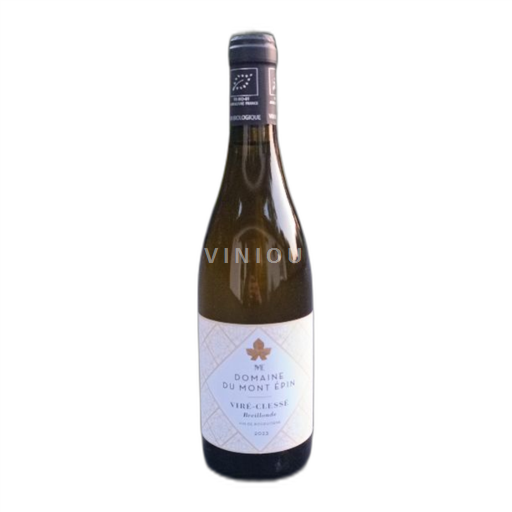 Bourgogne Viré-clessé Domaine Mont Épin Breillonde 2023
