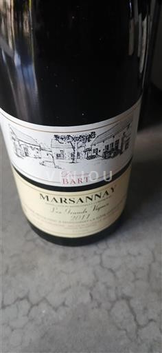 Burgundsko Marsannay Domaine Bart Les Grands Vignes 2011