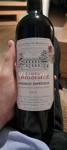 Bordeaux Bordeaux superiore Château Canteloudette 2019