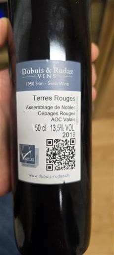 Valais Not Specified Dubuis &rudaz Terres Rouges 2019