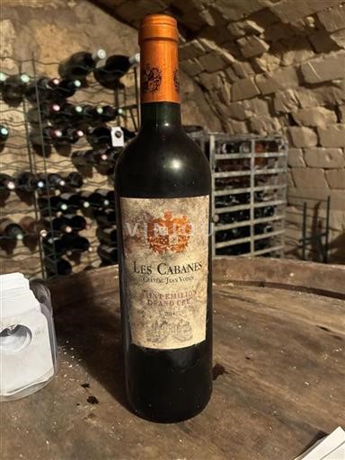 Bordeaux Saint-Émilion Grand Cru Grand Cru Château Jean Voisin Les Cabanes 2014