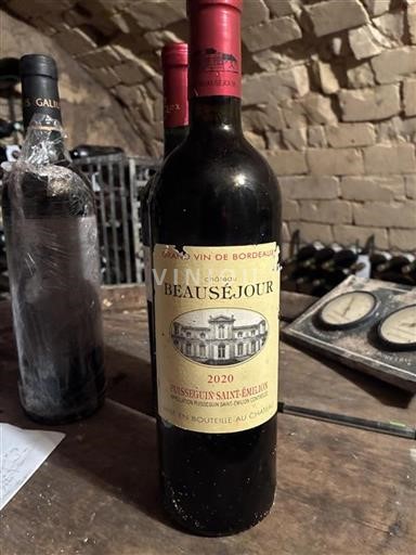 Bordeaux Puisseguin-saint-émilion Château Beauséjour 2020