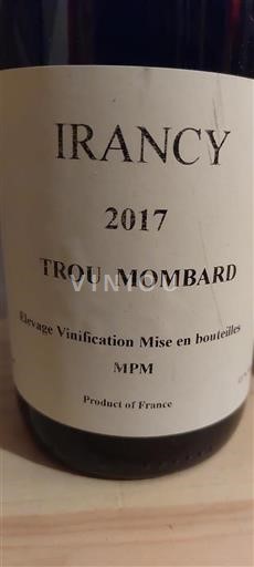 Bourgondië Irancy Trou Mombard 2017