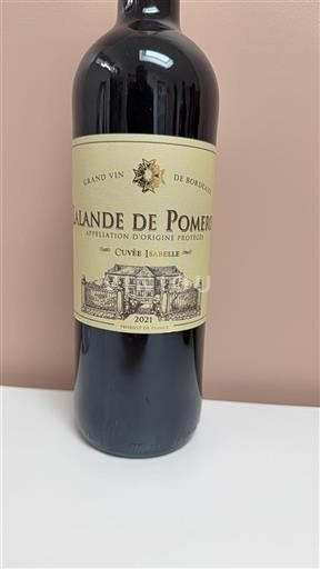Burdeos Lalande-de-Pomerol Isabelle 2021