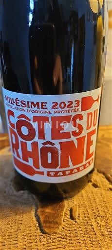 Rhônen laakso Côtes-du-rhône Taparas 2023
