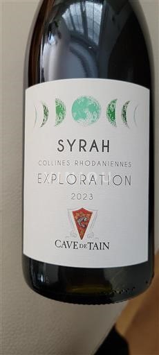 Vin Rouge sec Exploration Cave De Tain 2023 France Alpes et pays Rhodaniens Collines rhodaniennes