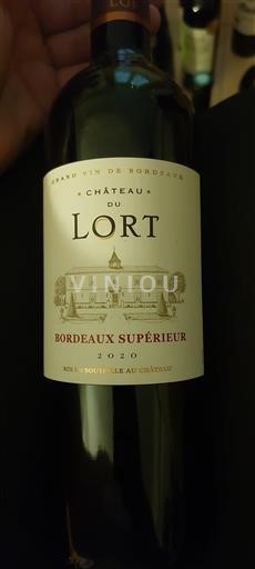 Bordeaux Bordeaux Supérieur Château Lort 2020