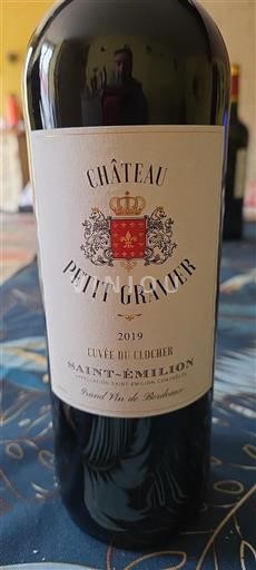 Burdeos Saint-Émilion Château Petit Gravier du Clocher 2019