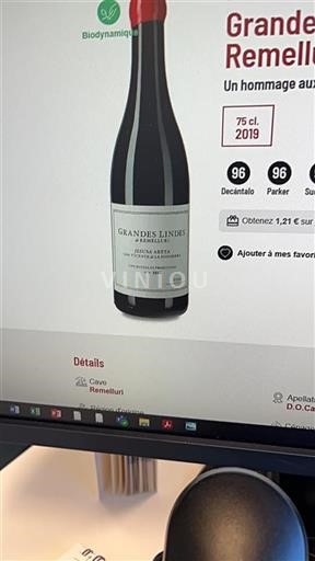 La Rioja Rioja Remelluri Grandes Lindes 2019
