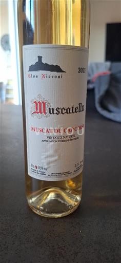 Corsica Muscat del Capo Corso Clos Nicrosi Muscatella 2021