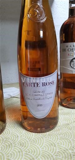 Vallée du Rhône Muscat-de-beaumes-de-venise Carte Rose 2011