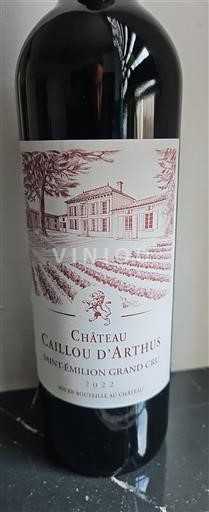 Burdeos Saint-Émilion Grand Cru Château Caillou Arthus 2022