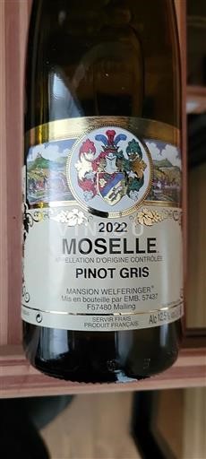 Lorena Moselle Mansion Welferinger Pinot Gris 2022